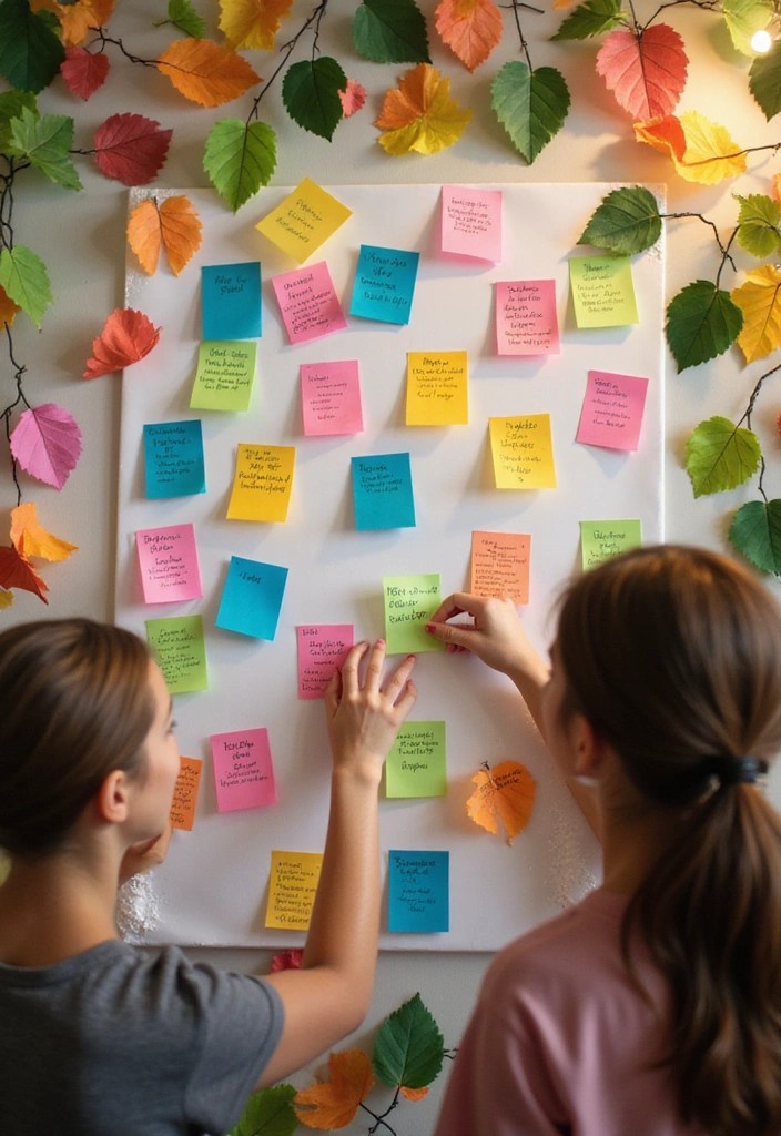 15 Fun-Filled Friendsgiving Ideas That Spark Laughter All Evening - 14. Thankful Wall