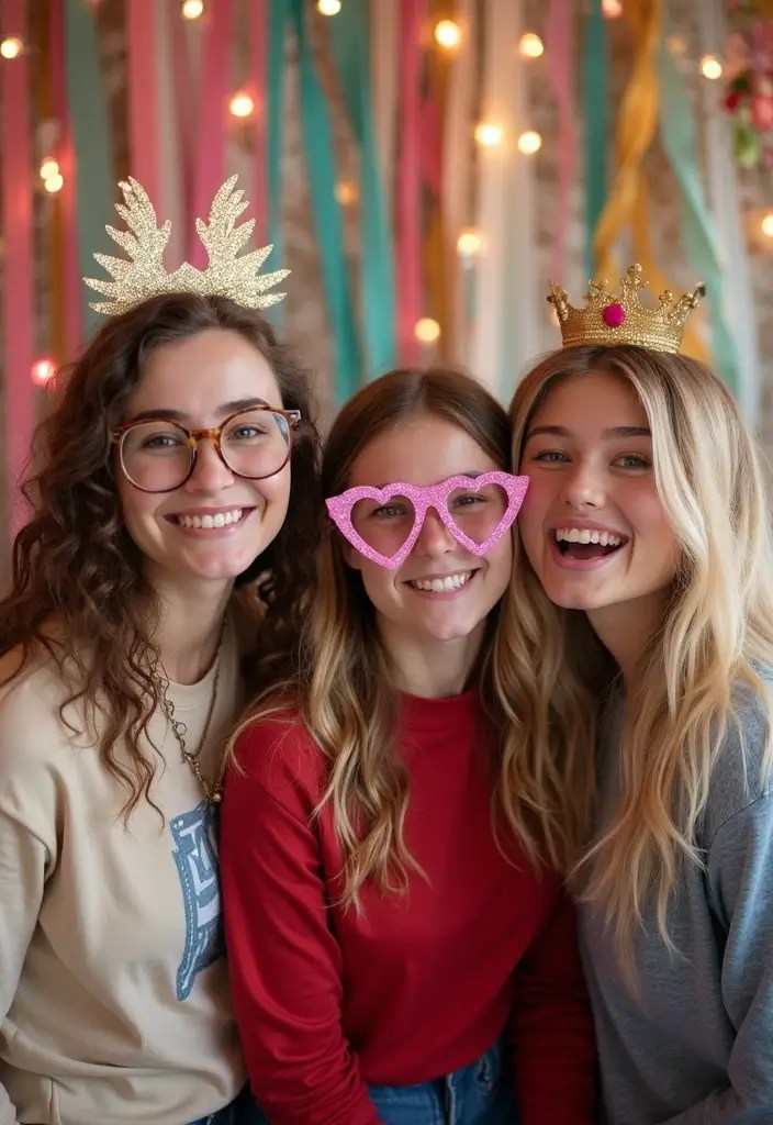 15 Fun-Filled Friendsgiving Ideas That Spark Laughter All Evening - 5. DIY Photo Booth