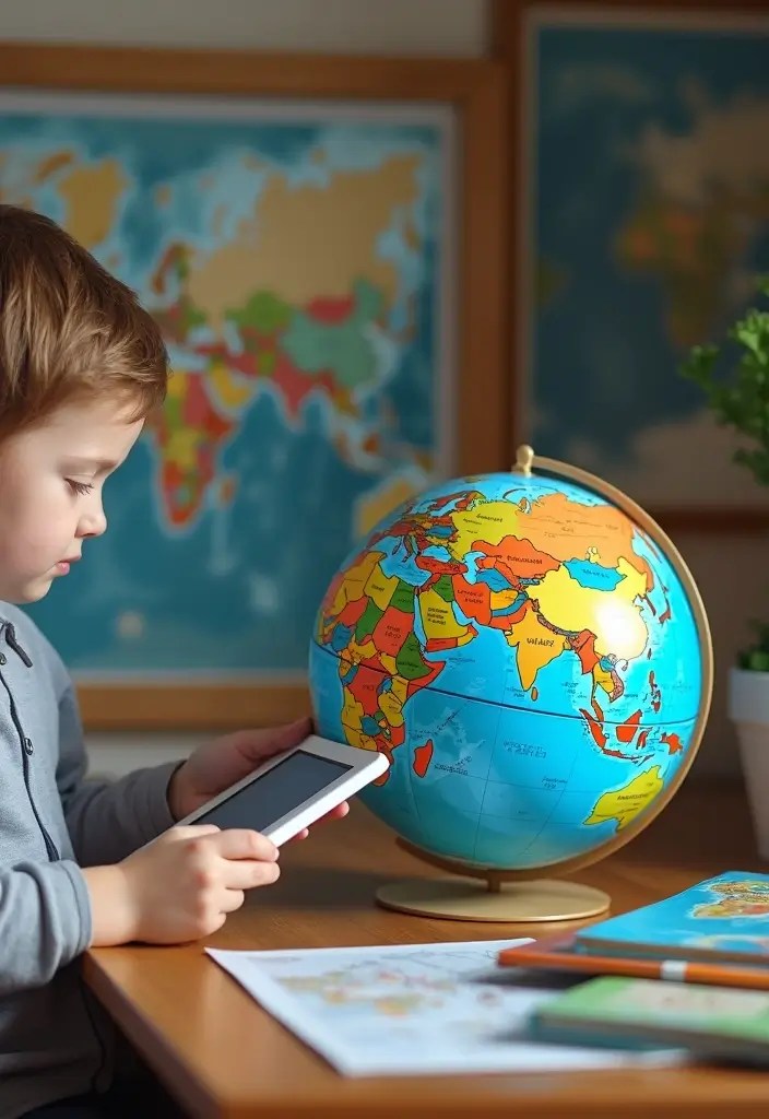 15 Unique Gift Ideas for Kids That Will Spark Joy (Wait Until You See #5!) - 8. Interactive Globe