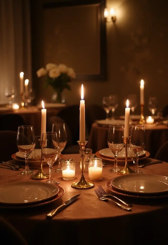 16 Enchanting Candle Lighting Ideas for an Irresistibly Romantic Home (You’ll Be Spellbound by #7!) - 12. Candlelit Dining Experience