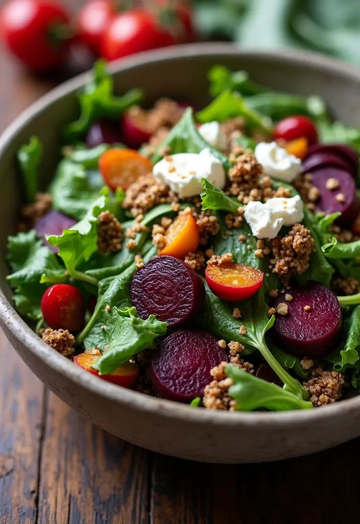 25 Irresistible Friendsgiving Recipes to Wow Your Crew This Fall - 14. Roasted Beet Salad with Goat Cheese