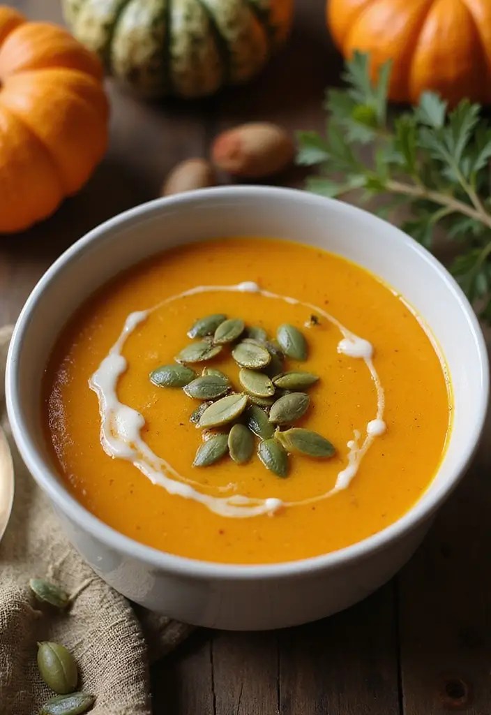 25 Irresistible Friendsgiving Recipes to Wow Your Crew This Fall - 15. Pumpkin Soup with Ginger