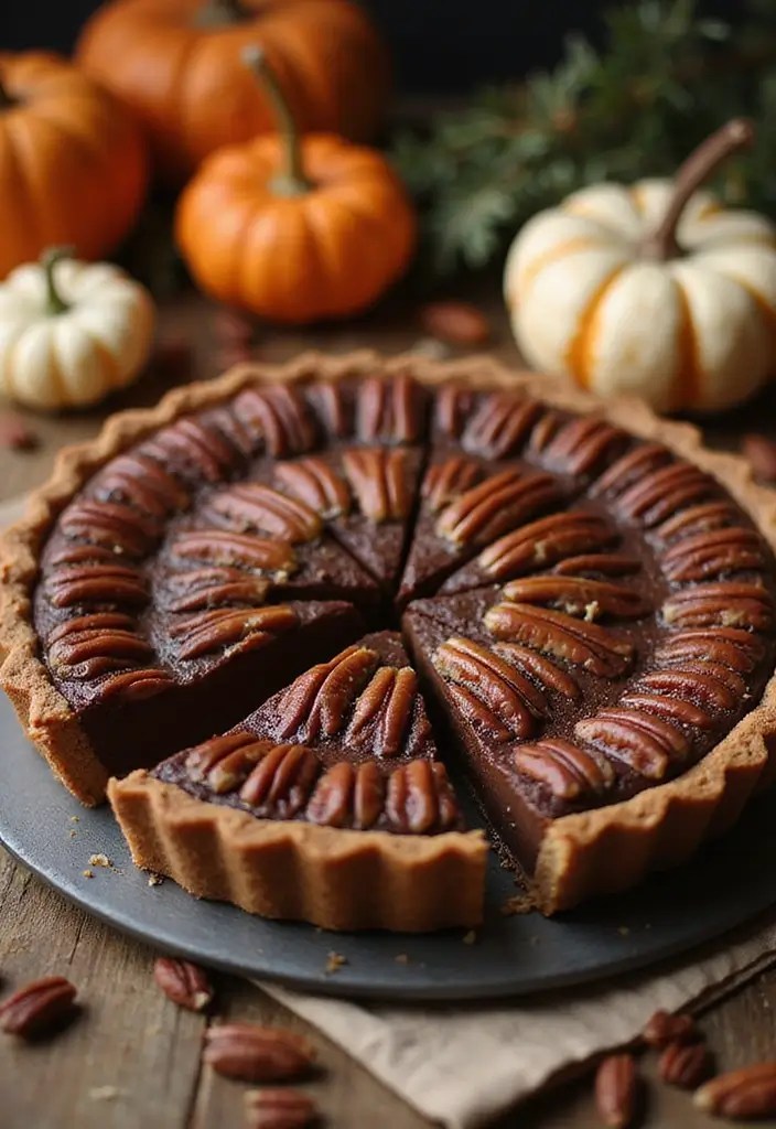 25 Irresistible Friendsgiving Recipes to Wow Your Crew This Fall - 17. Chocolate Pecan Pie