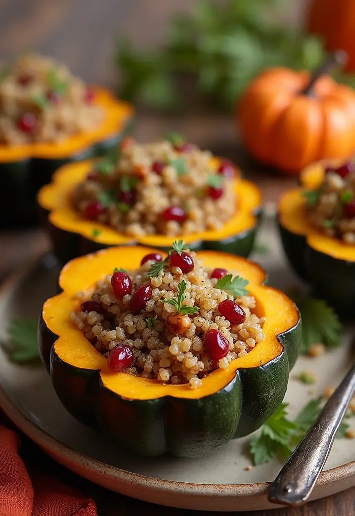 25 Irresistible Friendsgiving Recipes to Wow Your Crew This Fall - 18. Stuffed Acorn Squash