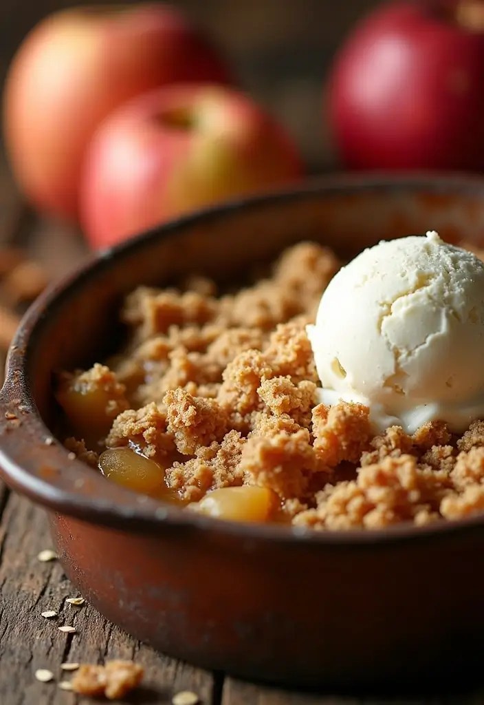 25 Irresistible Friendsgiving Recipes to Wow Your Crew This Fall - 9. Apple Crisp with Oat Topping