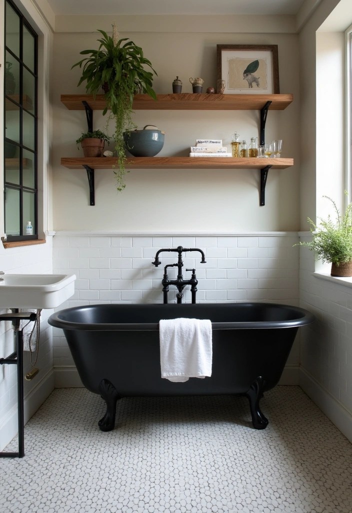 Complete Modern Farmhouse Decor Guide: Cozy Living for Every Room - 5. Refresh Your Bathroom with Vintage Accents