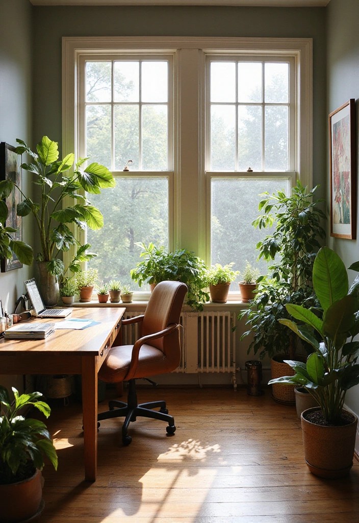 Complete Modern Farmhouse Decor Guide: Cozy Living for Every Room - 6. Use Natural Elements in Home Office Design