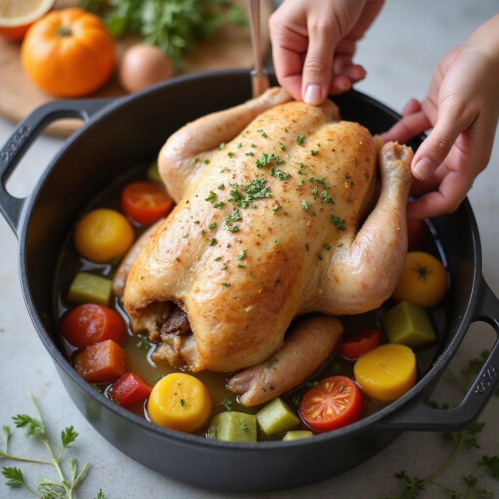 Cozy One-Pot Chicken Fall Dinner That Busy Moms Love - Step 5: Add Chicken and Remaining Ingredients