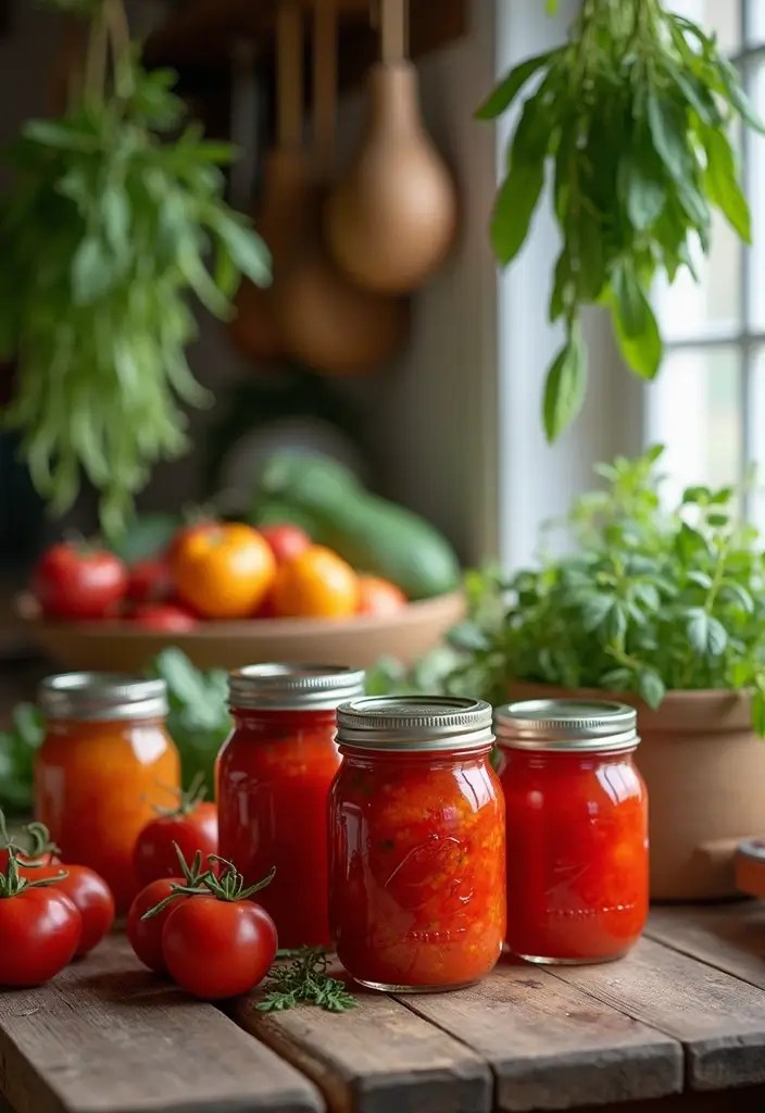 Delightful Garden-to-Table Corner Inspired by Martha Stewart - 4. Embrace Preservation Techniques