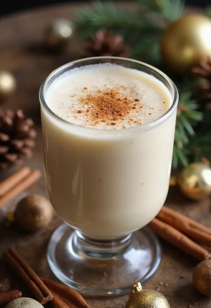 Eggnog with a Twist: Cozy Holiday Drink Ideas to Surprise Your Guests - 1. Classic Spiced Rum Eggnog