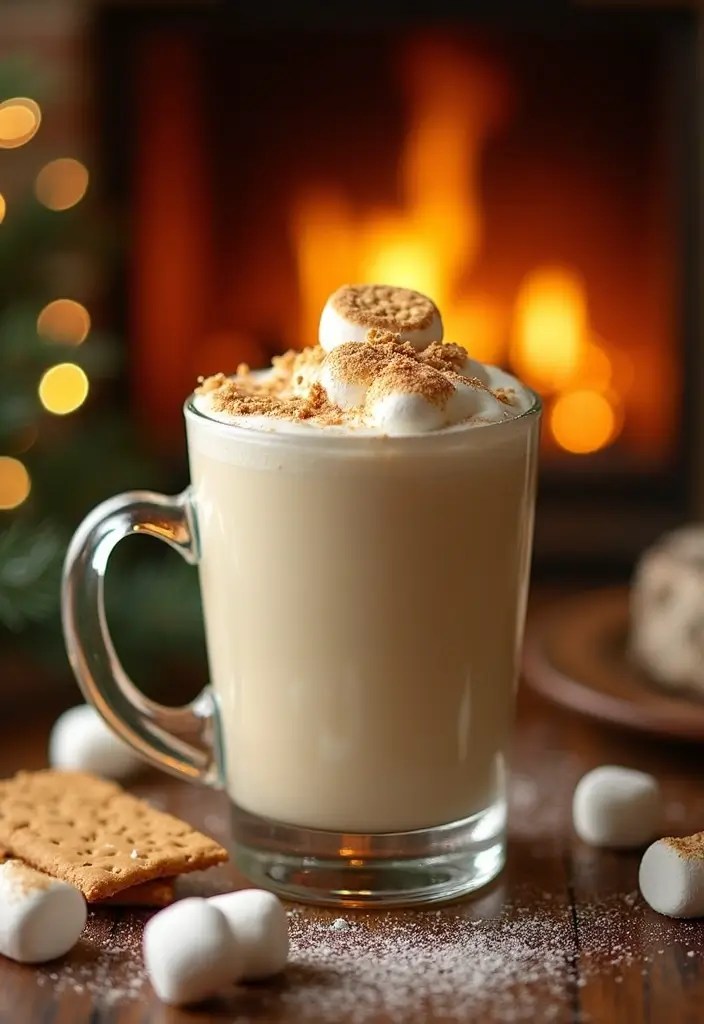 Eggnog with a Twist: Cozy Holiday Drink Ideas to Surprise Your Guests - 10. S’mores Eggnog