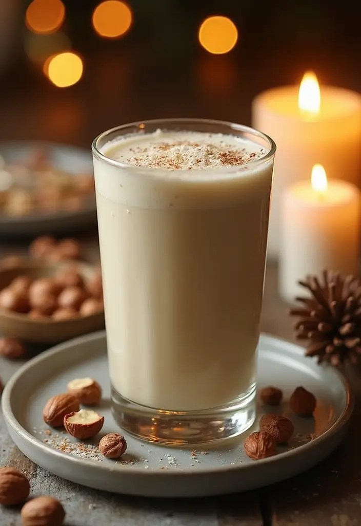 Eggnog with a Twist: Cozy Holiday Drink Ideas to Surprise Your Guests - 2. Nutty Hazelnut Eggnog