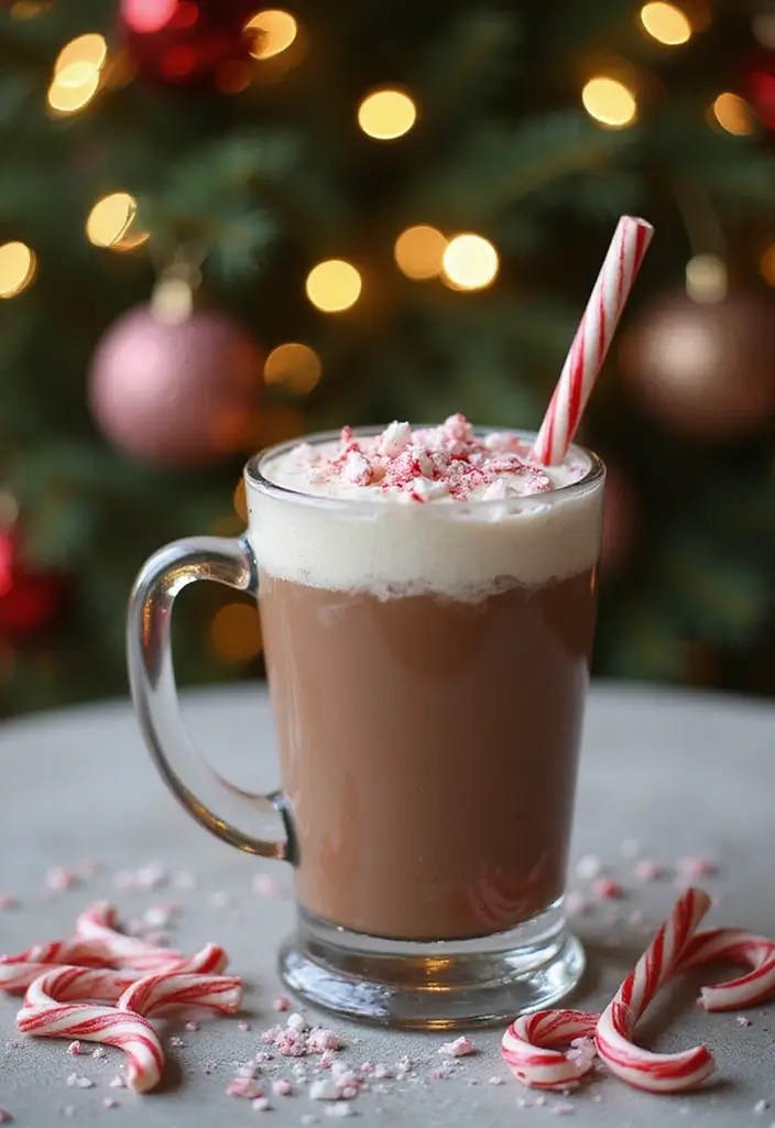 Eggnog with a Twist: Cozy Holiday Drink Ideas to Surprise Your Guests - 3. Peppermint Chocolate Eggnog