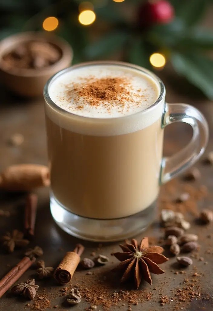 Eggnog with a Twist: Cozy Holiday Drink Ideas to Surprise Your Guests - 5. Chai-Spiced Eggnog