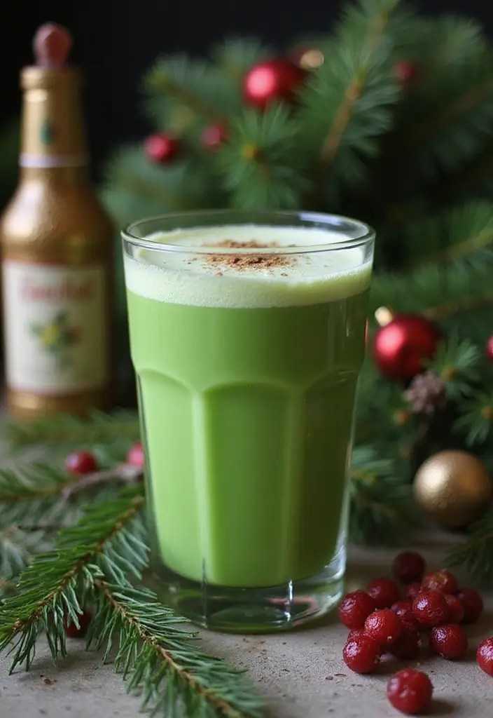 Eggnog with a Twist: Cozy Holiday Drink Ideas to Surprise Your Guests - 7. Matcha Eggnog