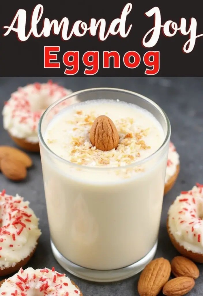 Eggnog with a Twist: Cozy Holiday Drink Ideas to Surprise Your Guests - 8. Almond Joy Eggnog
