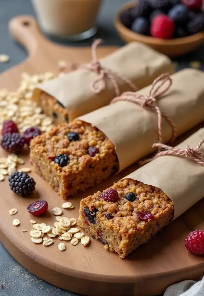 Homemade Edible Gifts Everyone Will Love - 4. Homemade Granola Bars