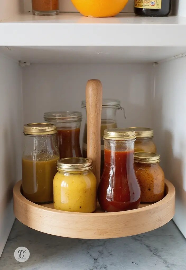 How to Maximize Fridge Space: Genius Organization Hacks for a Cleaner, Smarter Kitchen - 4. Harness the Power of Lazy Susans