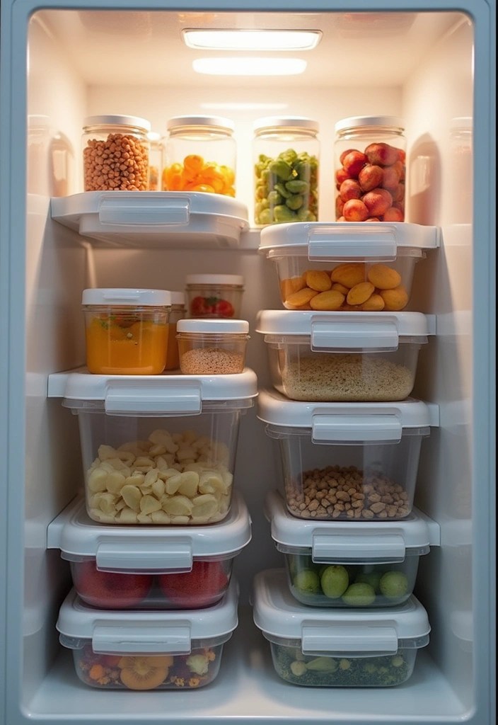 How to Maximize Fridge Space: Genius Organization Hacks for a Cleaner, Smarter Kitchen - 5. Invest in Stackable Containers