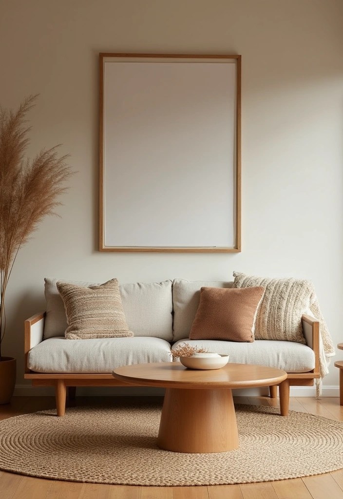 Japandi Home Decor Guide: Minimalist Elegance for Every Room - 1. Living Room: Cozy Minimalism