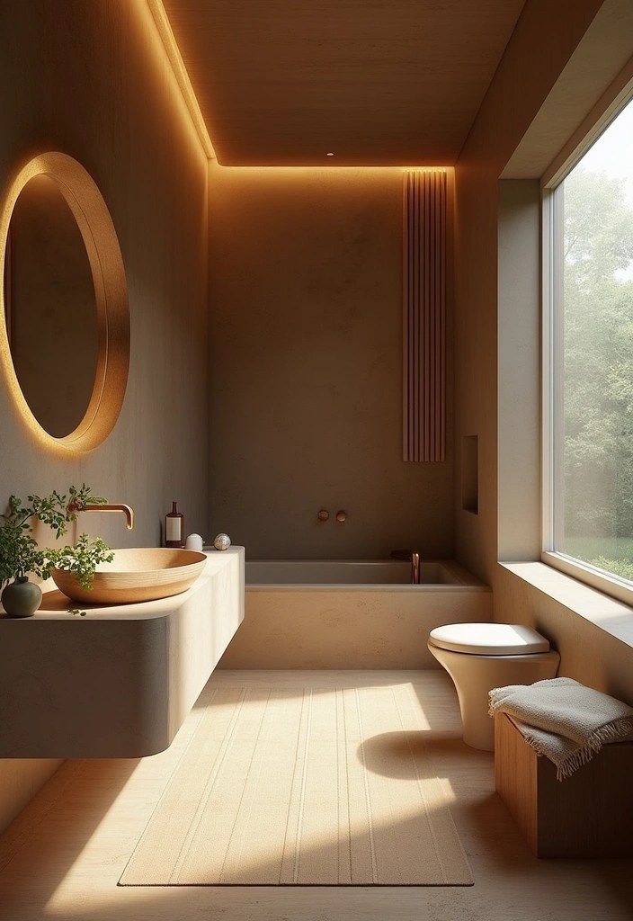 Japandi Home Decor Guide: Minimalist Elegance for Every Room - 4. Bathroom: Spa-like Serenity