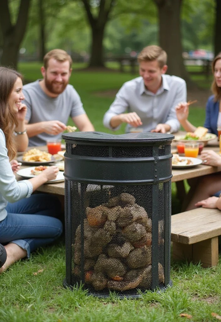 15 Stunning Compost Bins That Make Eco-Friendly Living a Breeze (You Won't Believe #8!) - 10. The Chic Mesh Bin
