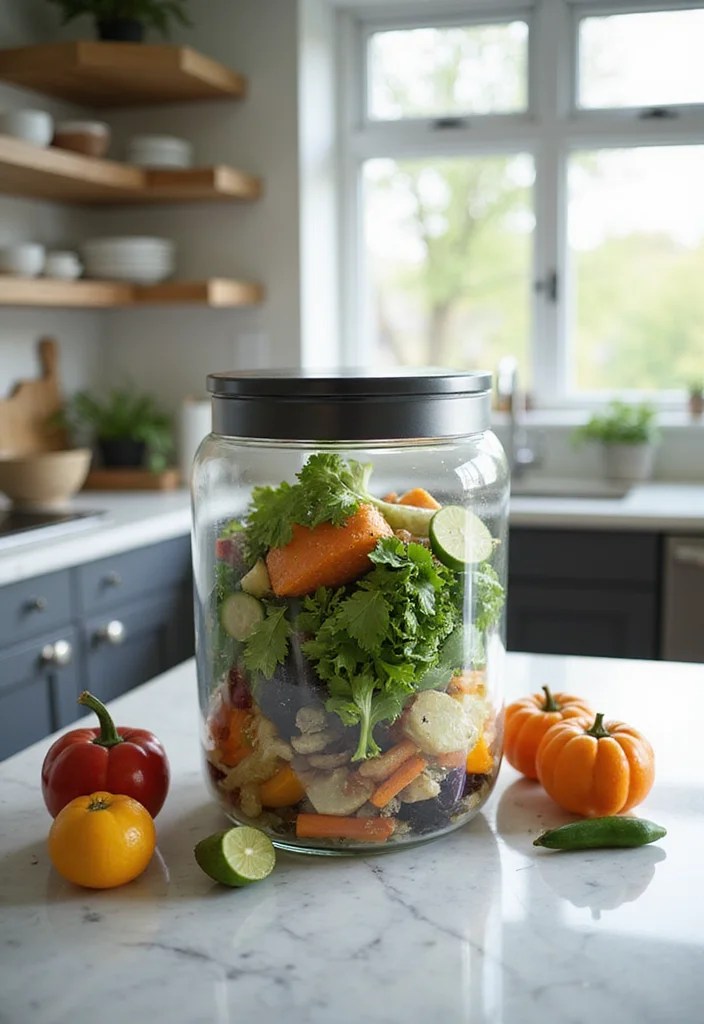 15 Stunning Compost Bins That Make Eco-Friendly Living a Breeze (You Won't Believe #8!) - 4. The Modern Glass Bin