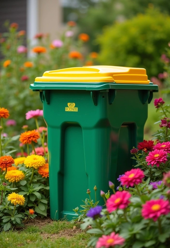 15 Stunning Compost Bins That Make Eco-Friendly Living a Breeze (You Won't Believe #8!) - 9. The Colorful Plastic Bin