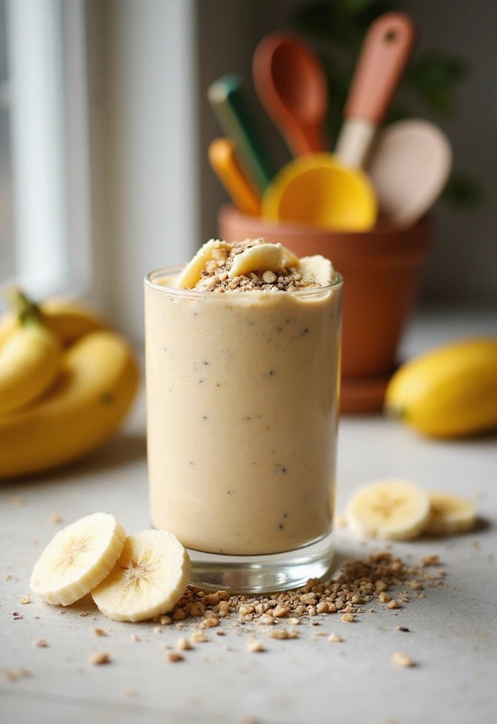 3-Ingredient 'Mom Saves Dinner' Recipes That Taste Like You Spent Hours (All Under 10 Minutes + Kid-Approved!) - Peanut Butter Banana 'Nice' Cream (Drinkable Smoothie Hack)
