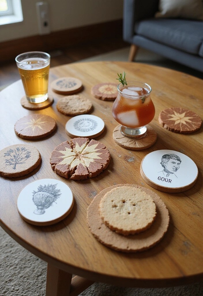 Gifts That Make a House Feel Like Home - 8. Customized Coasters