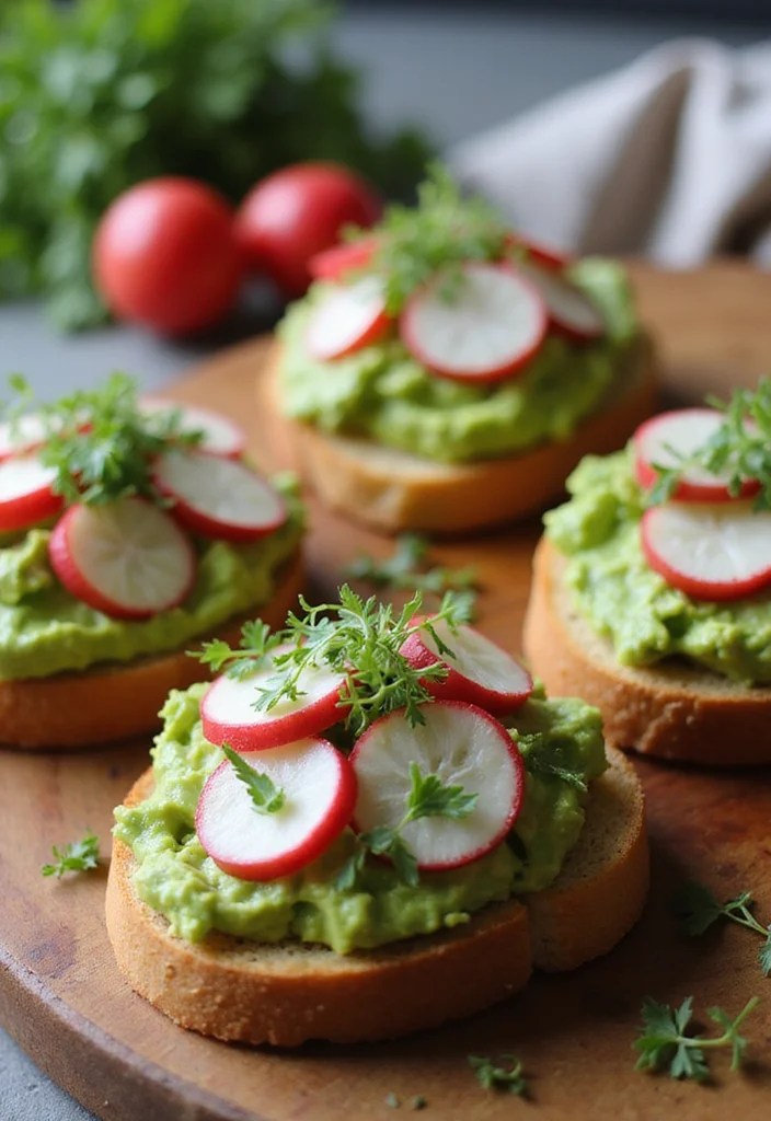 10 Irresistibly Green Snacks That Will Steal the Show at Your Next Party! - 1. Avocado Toast Bites 1