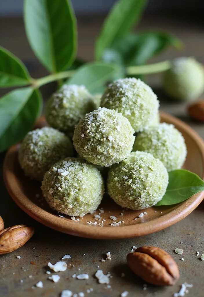 10 Irresistibly Green Snacks That Will Steal the Show at Your Next Party! - 10. Matcha Energy Bites 1