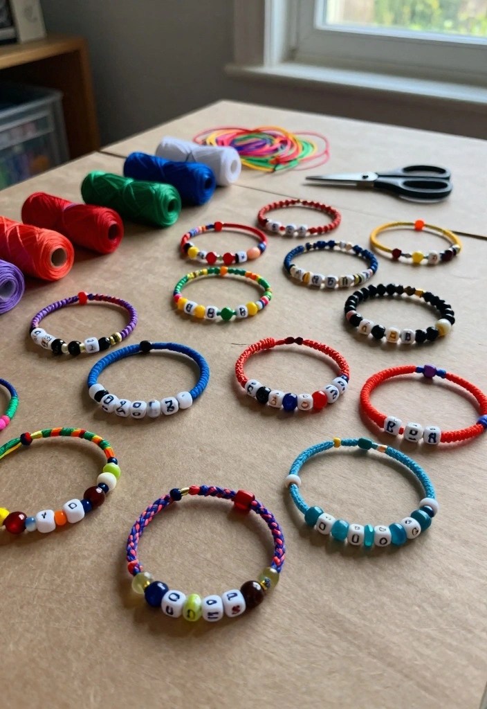 12 Delightful DIY Valentine Gifts Moms & Kids Will Adore (Find Joy in #6!) - 10. DIY Friendship Bracelets 1