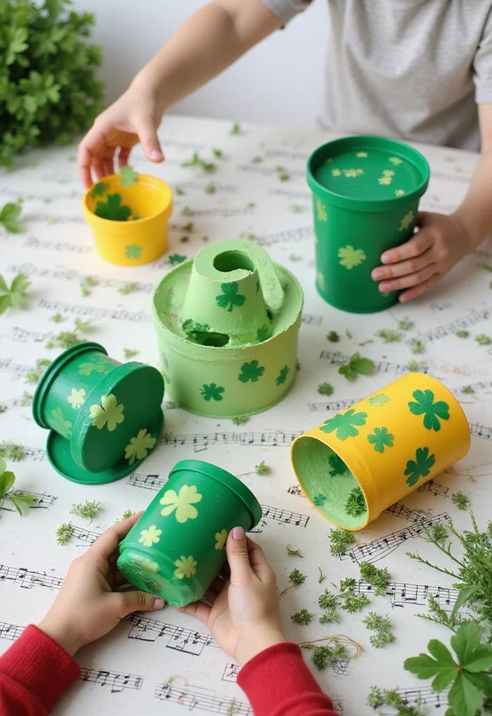 15 Adorable St. Patrick's Day Crafts for Kids That You Need to Try! - 14. Shamrock Shakers 1