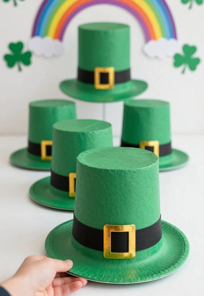 15 Adorable St. Patrick's Day Crafts for Kids That You Need to Try! - 3. Leprechaun Hats 1