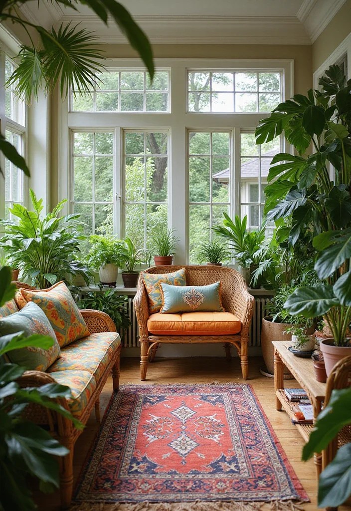 Transform Your Outdoor Space: 10 Stunning Porch to Sunroom Conversions You Must See in 2026! - 4. Tropical Paradise