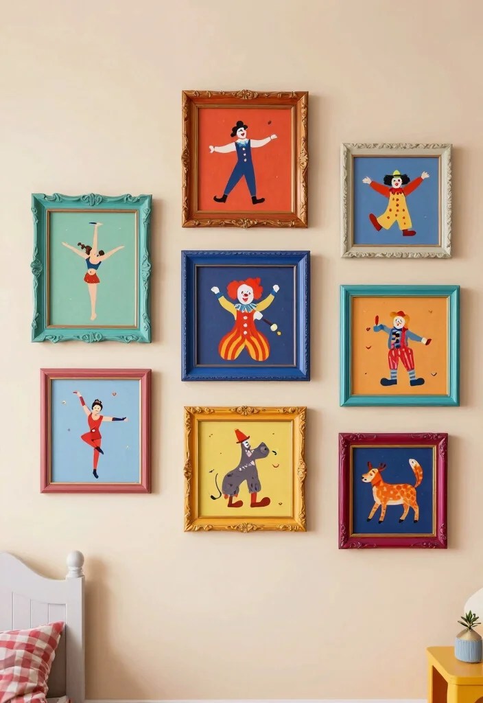Valentine’s Day 2026 Kids Bedroom Ideas Under $50 (Circus & Celestial) - 1. Magical Circus Wall Art 1