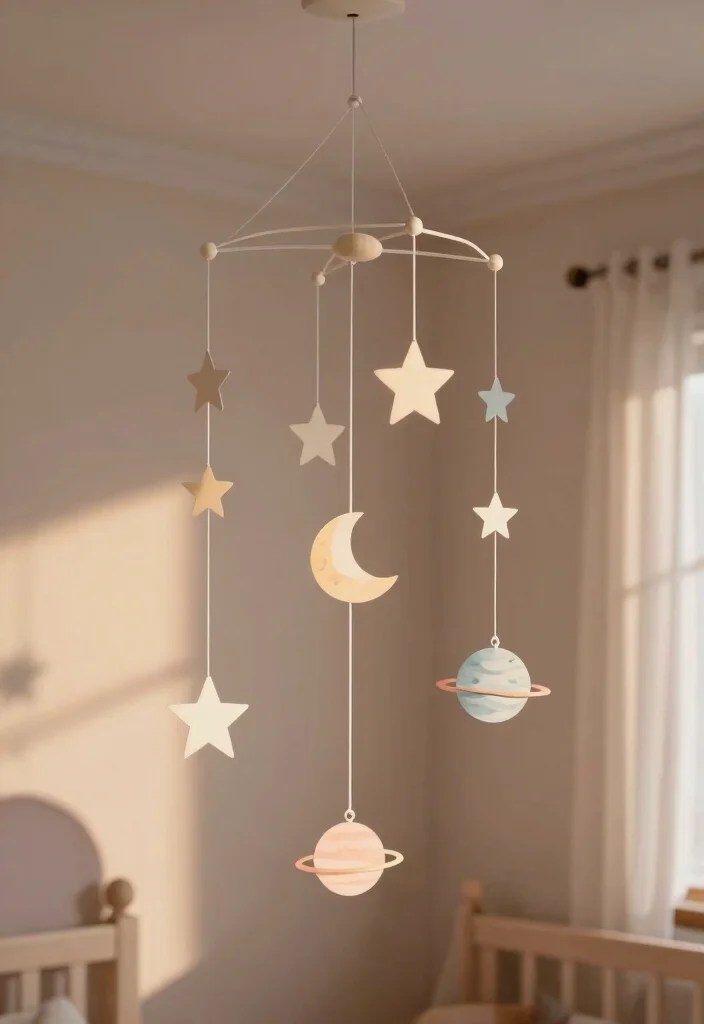Valentine’s Day 2026 Kids Bedroom Ideas Under $50 (Circus & Celestial) - 13. Celestial Mobile 1