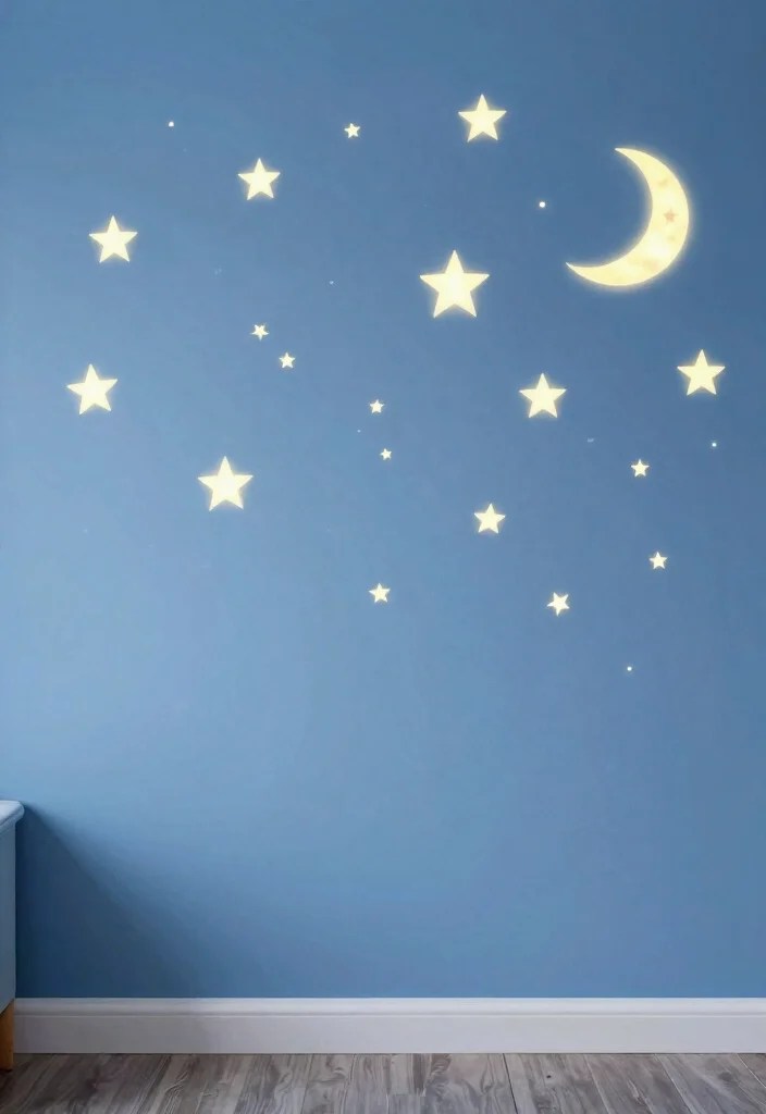Valentine’s Day 2026 Kids Bedroom Ideas Under $50 (Circus & Celestial) - 5. Starry Wall Stickers 1