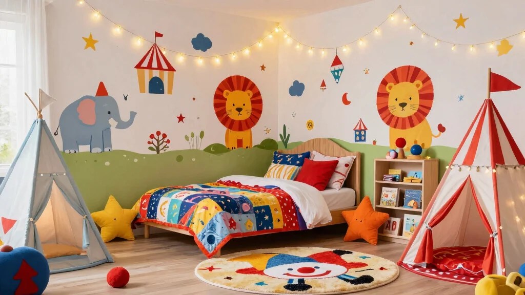 Valentine’s Day 2026 Kids Bedroom Ideas Under $50 (Circus & Celestial)