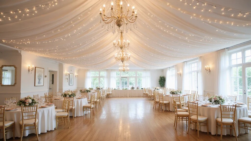 12 DIY Ceiling Draping Hacks to Create a Stunning Wedding Look on a Budget!