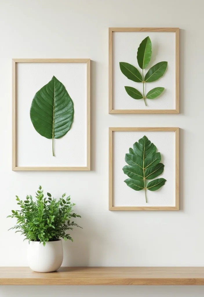 12 Stunning Green Decor DIYs You Can Create for a Fresh and Vibrant Home! - 1. DIY Plant Wall Art 1