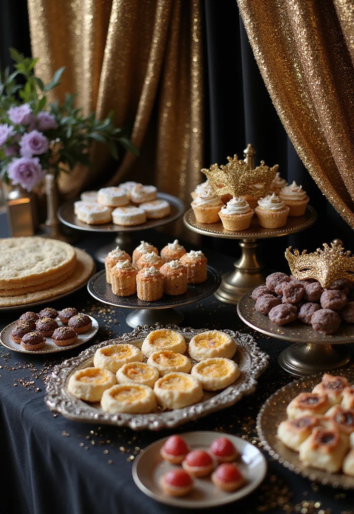 15 Luxurious Masquerade Decor Touches for a Glamorous Affair (You’ll Want #7!) - 10. Themed Food Stations. 1