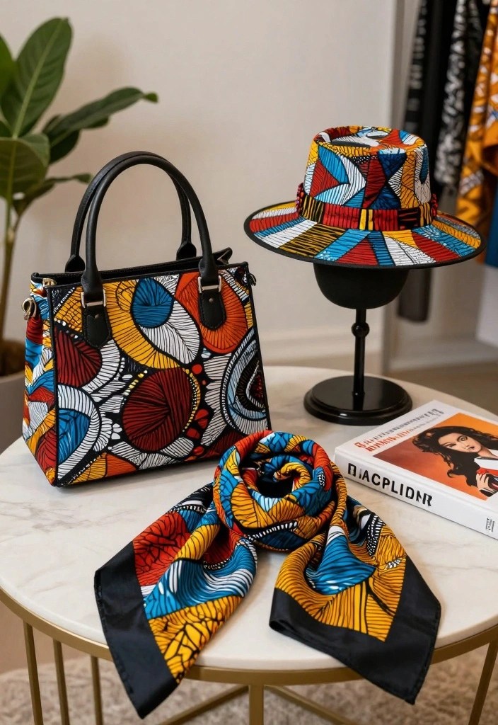 15 Unique Ways to Incorporate Adire Fabric into Your Home (Get Inspired by #6!) - 12. Accessories and Fashion Items 1