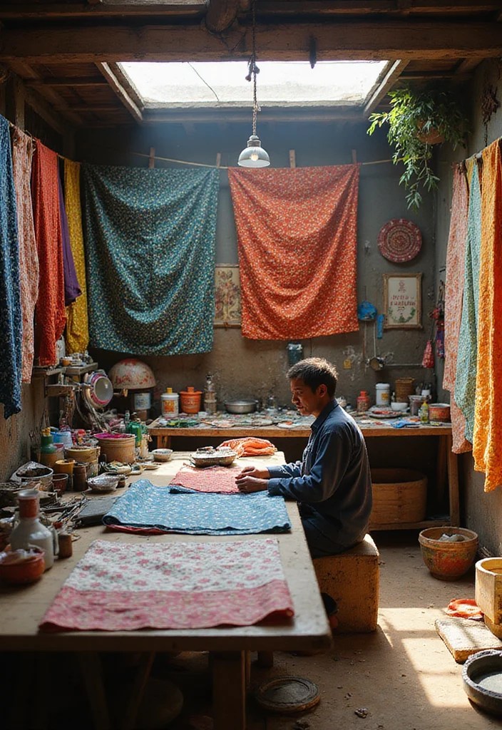 15 Unique Ways to Incorporate Adire Fabric into Your Home (Get Inspired by #6!) - 15. Collaborate with Local Artists 1