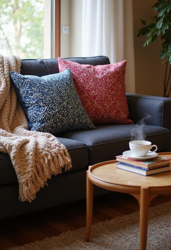 15 Unique Ways to Incorporate Adire Fabric into Your Home (Get Inspired by #6!) - 2. Throw Pillows 1