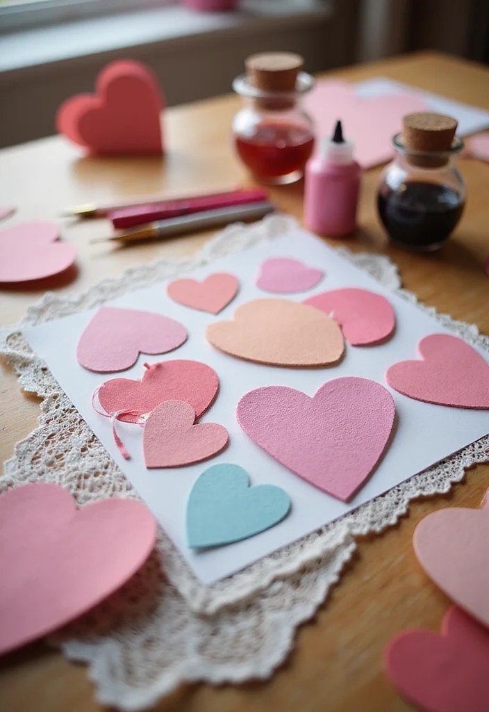 2026 Valentine’s Magic in 10 Minutes: 15 No-Prep Activities Busy Moms Swear By (Lace, Circus & Celestial Fun) - 1. Lace Love Letters 1