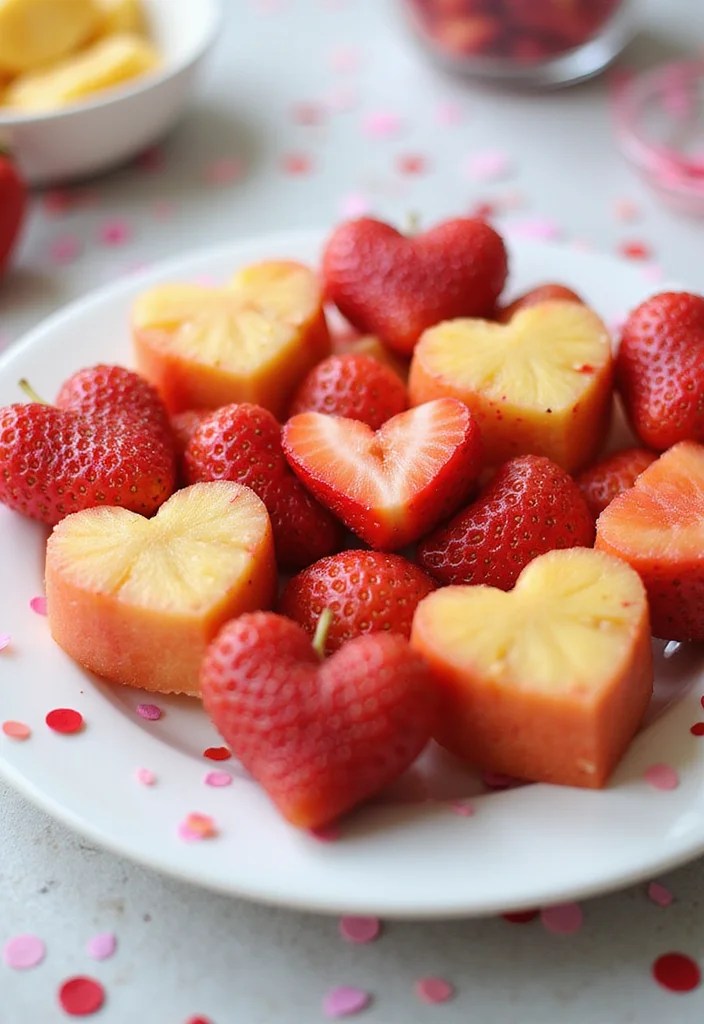 2026 Valentine’s Magic in 10 Minutes: 15 No-Prep Activities Busy Moms Swear By (Lace, Circus & Celestial Fun) - 12. Heart-Shaped Fruit Kebabs 1