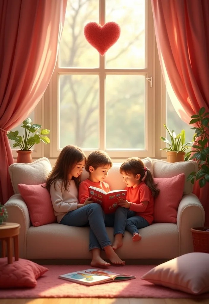 2026 Valentine’s Magic in 10 Minutes: 15 No-Prep Activities Busy Moms Swear By (Lace, Circus & Celestial Fun) - 13. Heartfelt Story Time 1
