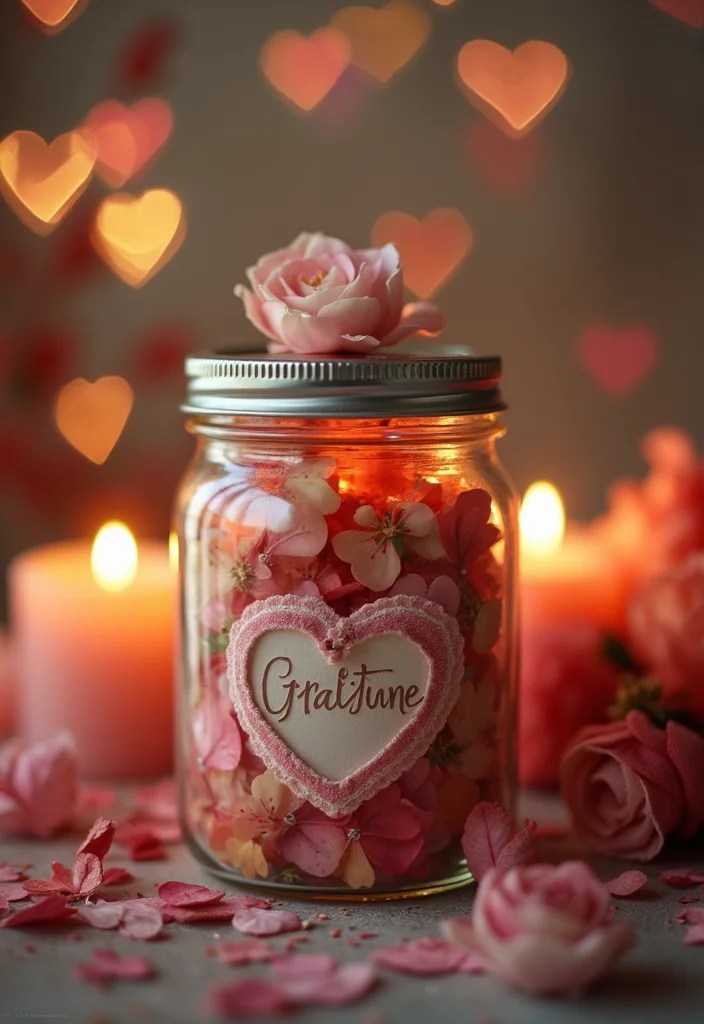 2026 Valentine’s Magic in 10 Minutes: 15 No-Prep Activities Busy Moms Swear By (Lace, Circus & Celestial Fun) - 15. Gratitude Jar for Love 1